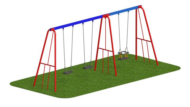 2.4m Steel Swing 7